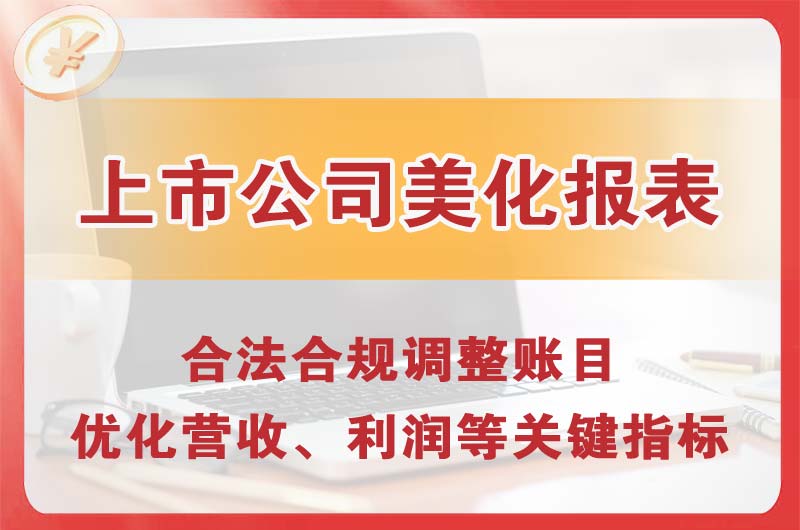 南朗上市公司美化报表