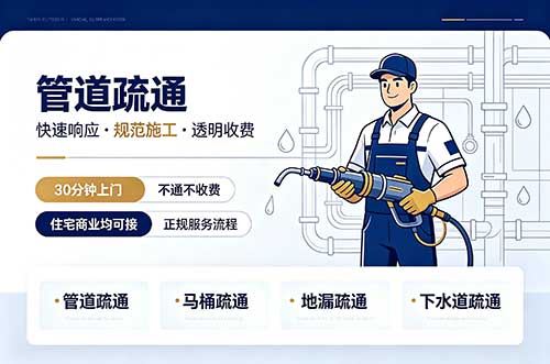 南朗管道疏通